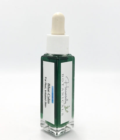 Organic Blue Chamomile Facial Serum, For Rosacea, redness, and irritation